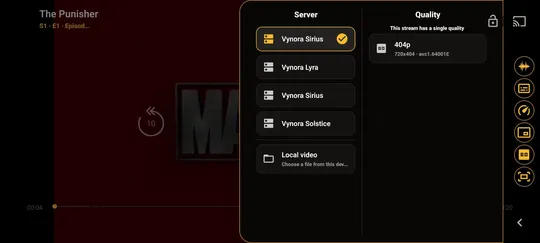 Server list